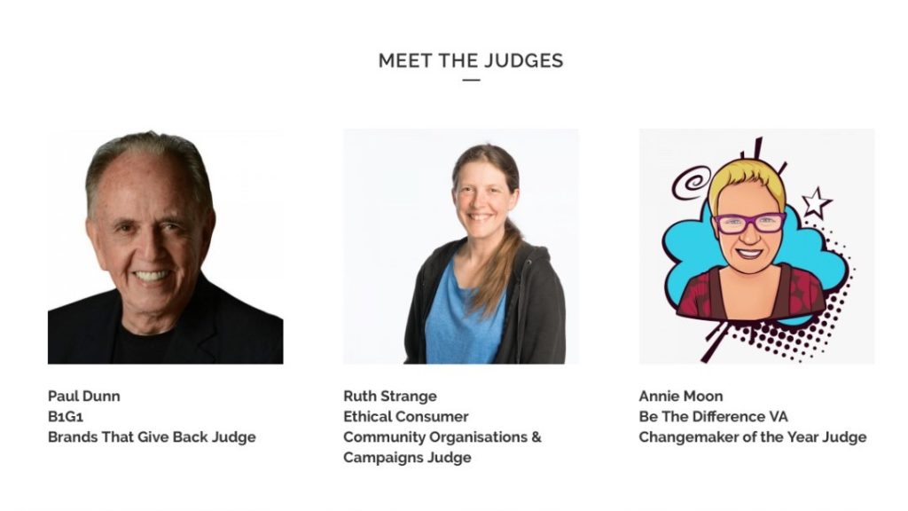 Be The Change Awards 2019 - Judges 