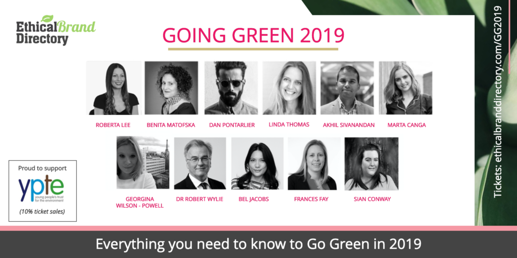 Going Green 2019 Speaker Line-Up