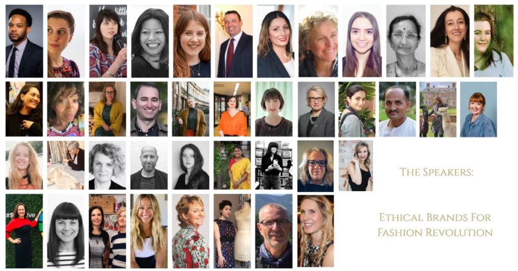 Ethical Brands for Fashion Revolution 2020 | Online Event Speakers | Line up