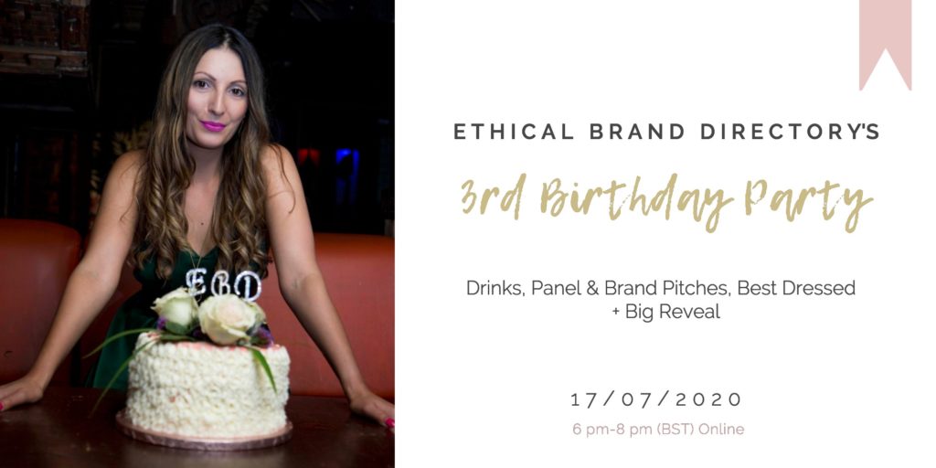 Ethical Brand Directory 3rd Birthday_ 17 July 2020 - 2160x1080px