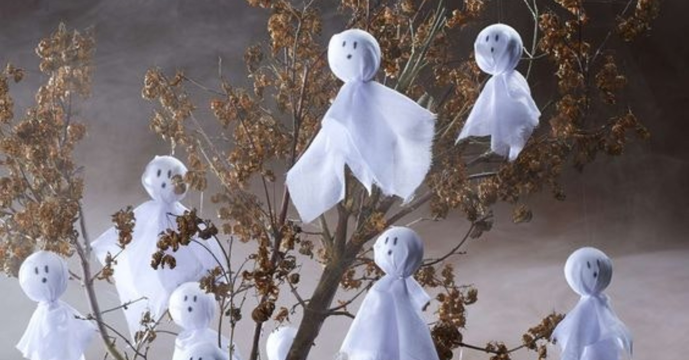 A sustainable Halloween - diy ghost image 