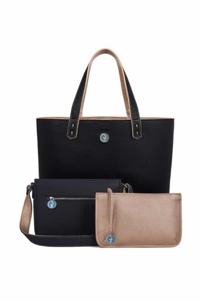 Morph Bag by GSK in onyx and rose gold