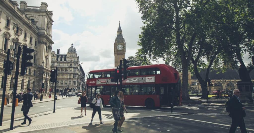 Ethical Brand Directory Blog | Top 10 Tips for Going Green | Busy street in London