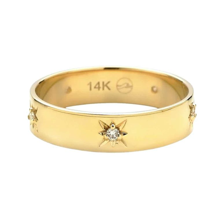 Washed Ashore Asteria Ring 14K
