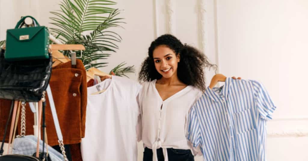 Ethical Brand Directory Blog | Conscious Shopping: How Small Changes Can Make a Big Difference | Woman clothes shopping