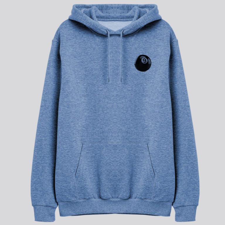 Ethical-Brand-Directory-_-Snide-London-Sustainable-Streetwear-_-Blue-Organic-Hoodie-for-Men-with-9-ball-graphic