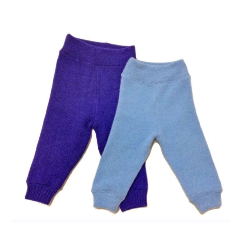 Ethical Brand Directory _ Product Image _ Babee Green Organic Cotton Baby Bundle (Eco-friendly non toxic baby clothes) blue pants