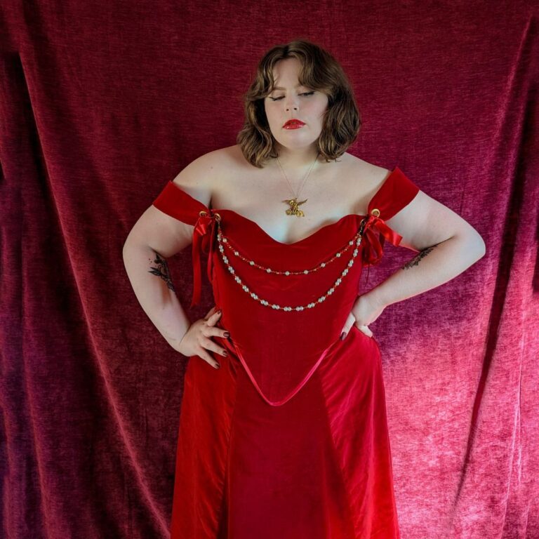 Red corset dress size inclusive plus size fashion