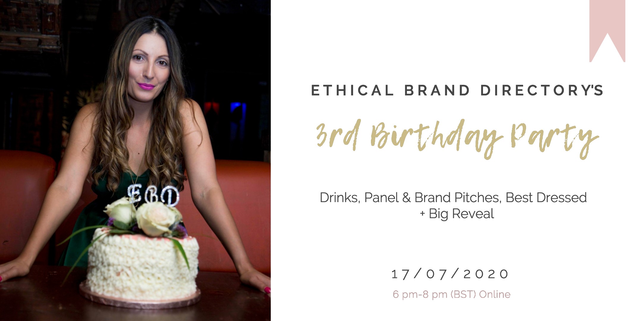 Ethical Brand Directory third birthday, hosted online, 17 July 2020