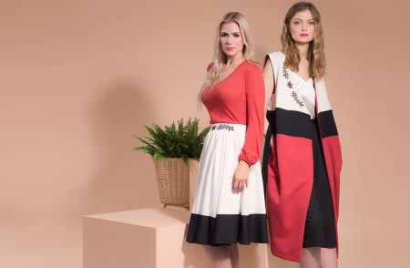 Ethical Brand Directory Blog | KiRiVOO Brand Founder Interview | KiRiVOO models in Embroidered Simone Skirt and Sleeveless Coat Ethical Brand Directory Blog | KiRiVOO Brand Founder Interview | KiRiVOO models in Embroidered Simone Skirt and Sleeveless Coat