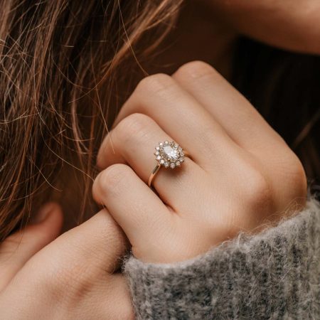 Ethica2 Ethical Logo | Lab-grown ethical diamonds | sustainable engagement rings and wedding bands | White gold and white diamonds