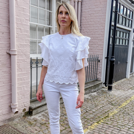 Ruffle sleeve top Ruffle sleeve top